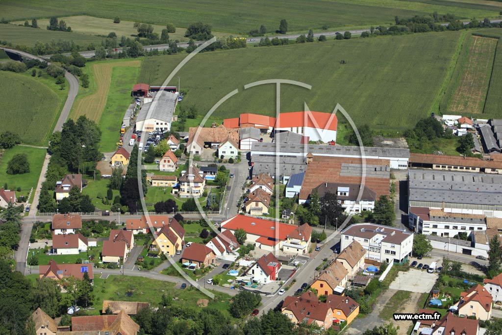 Photo arienne de Bourgheim