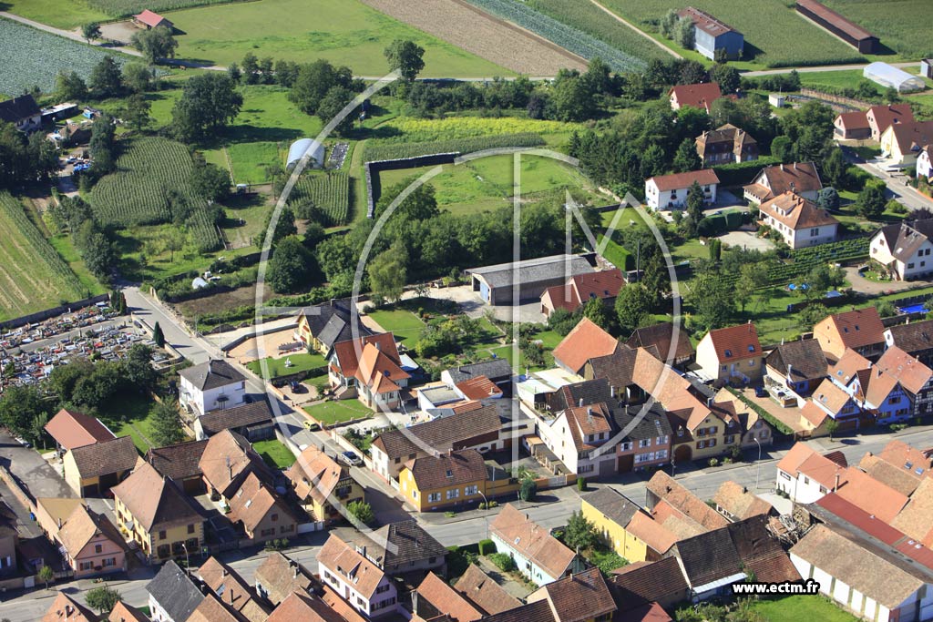 Photo arienne de Meistratzheim