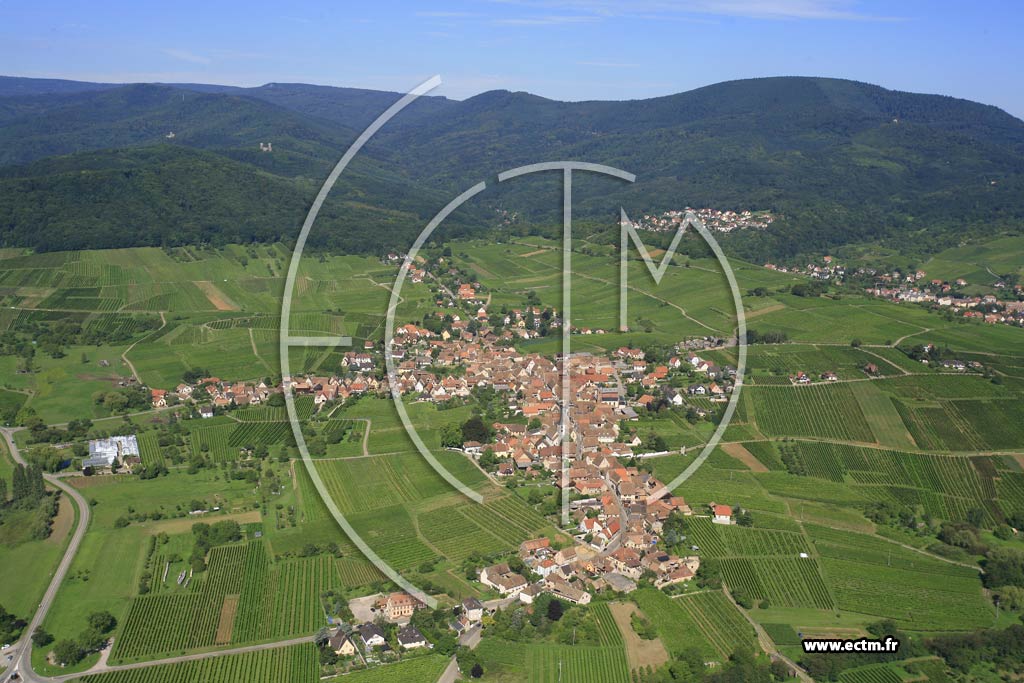 Photo arienne de Mittelbergheim