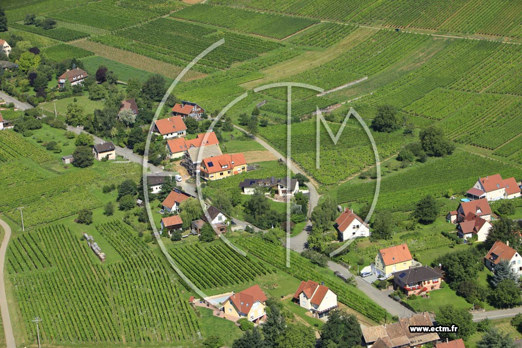 Photo arienne de Mittelbergheim