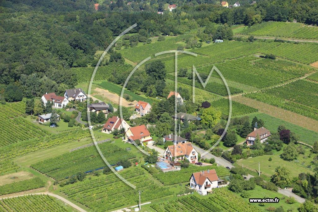 Photo arienne de Mittelbergheim