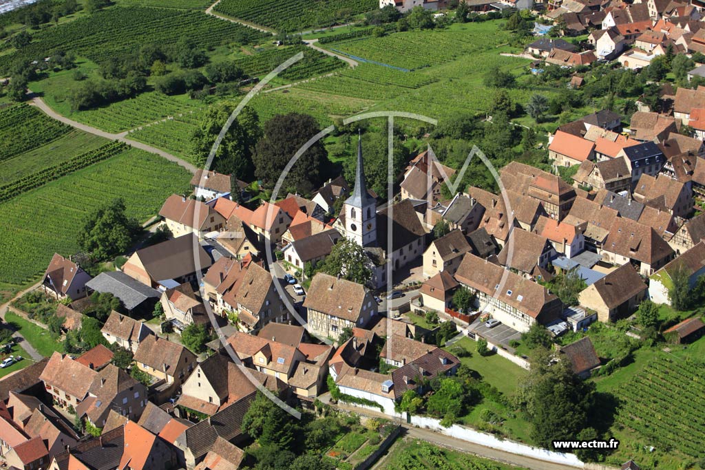 Photo arienne de Mittelbergheim