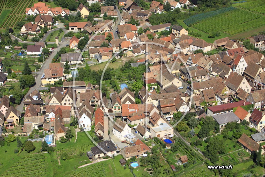 Photo arienne de Mittelbergheim