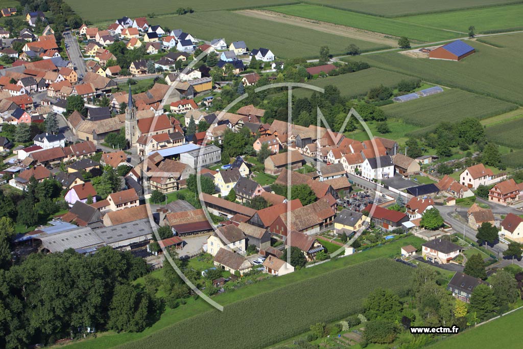 Photo arienne de Bolsenheim