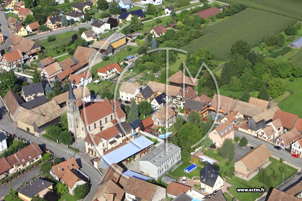 Photo arienne de Bolsenheim