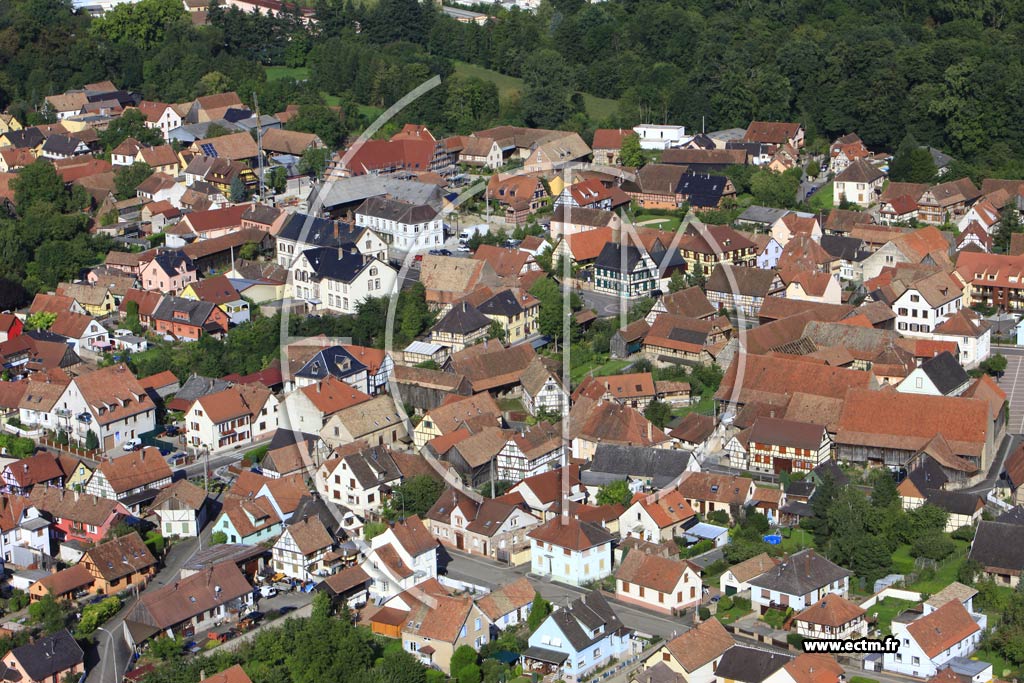 Photo arienne de Huttenheim