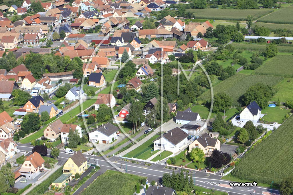 Photo arienne de Schaeffersheim