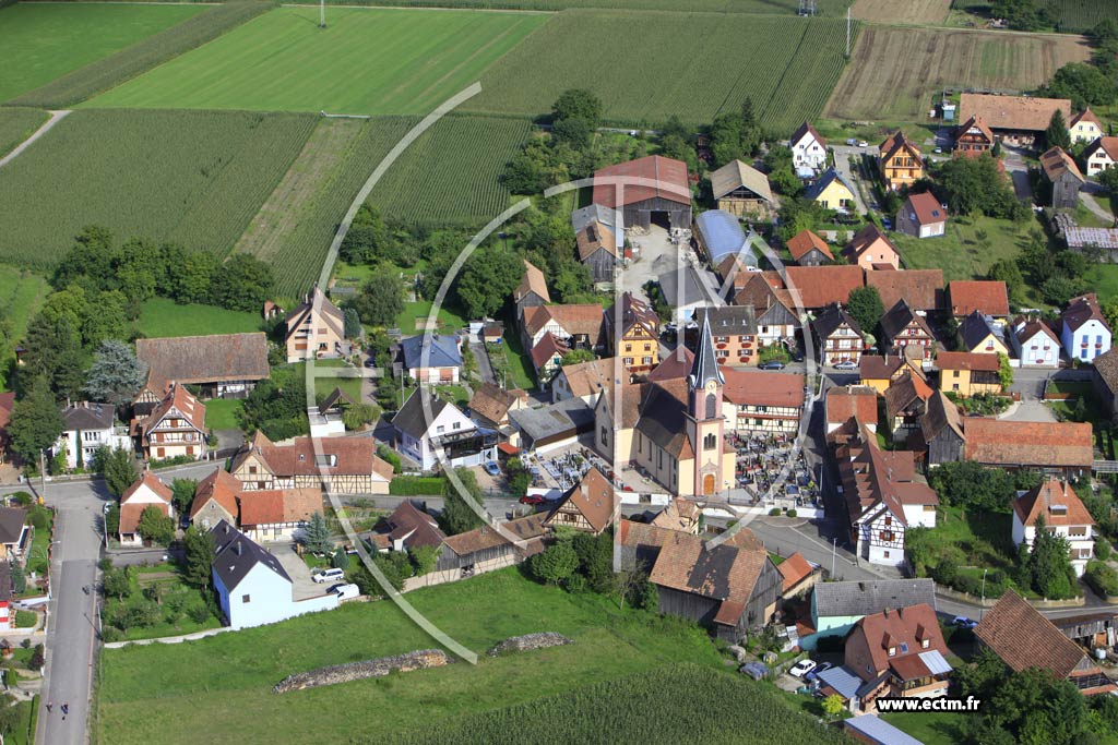 Photo arienne de Schaeffersheim