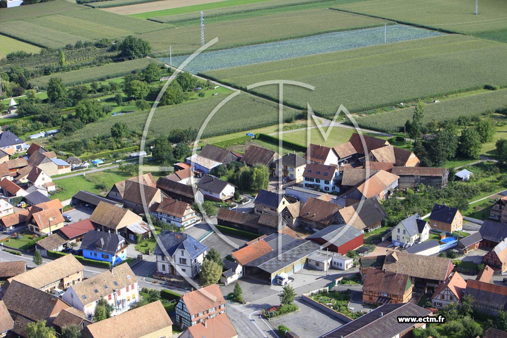 Photo arienne de Schaeffersheim