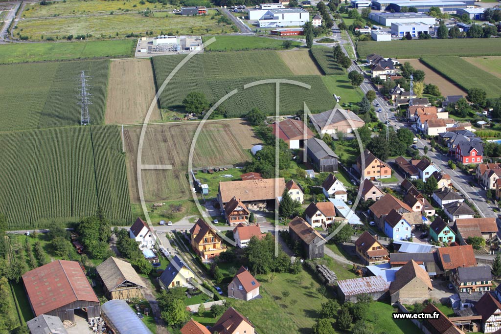 Photo arienne de Schaeffersheim