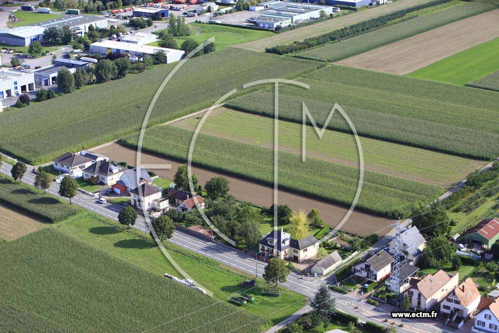 Photo arienne de Schaeffersheim
