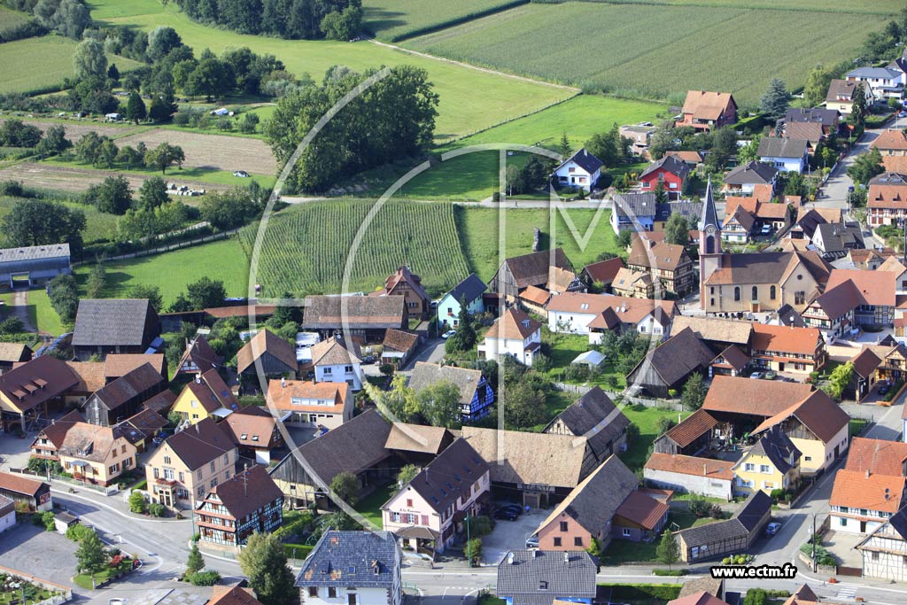 Photo arienne de Schaeffersheim