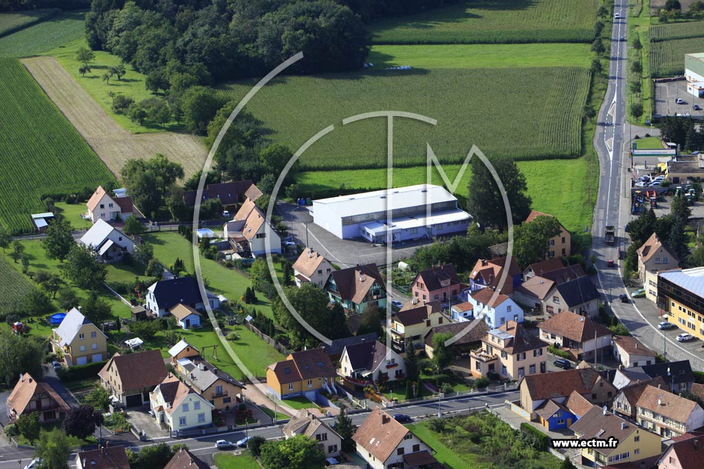 Photo arienne de Schaeffersheim