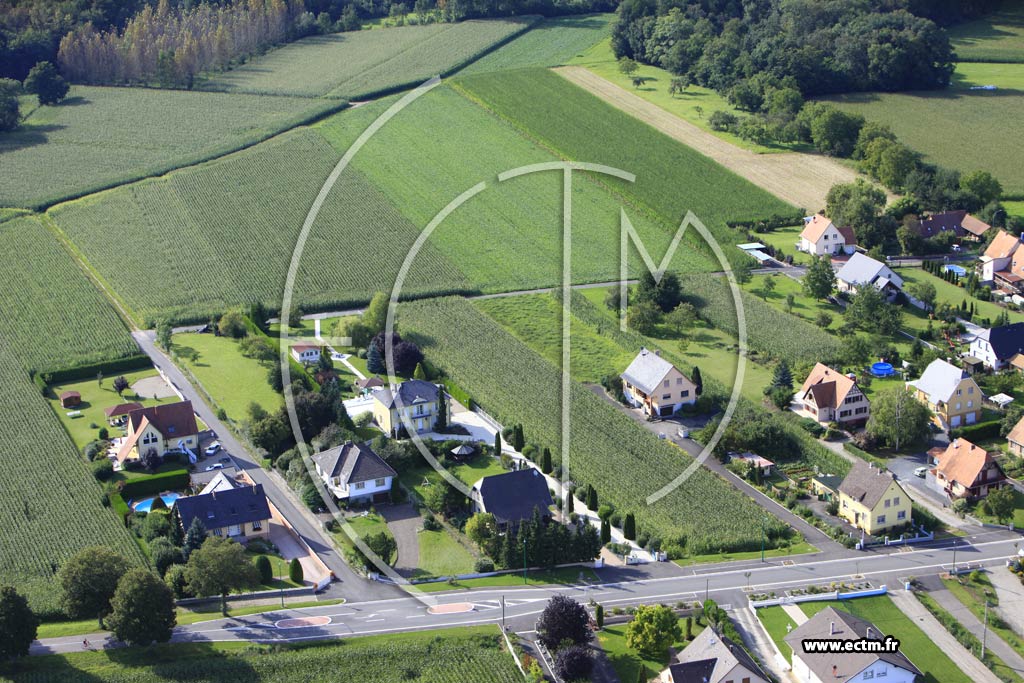 Photo arienne de Schaeffersheim