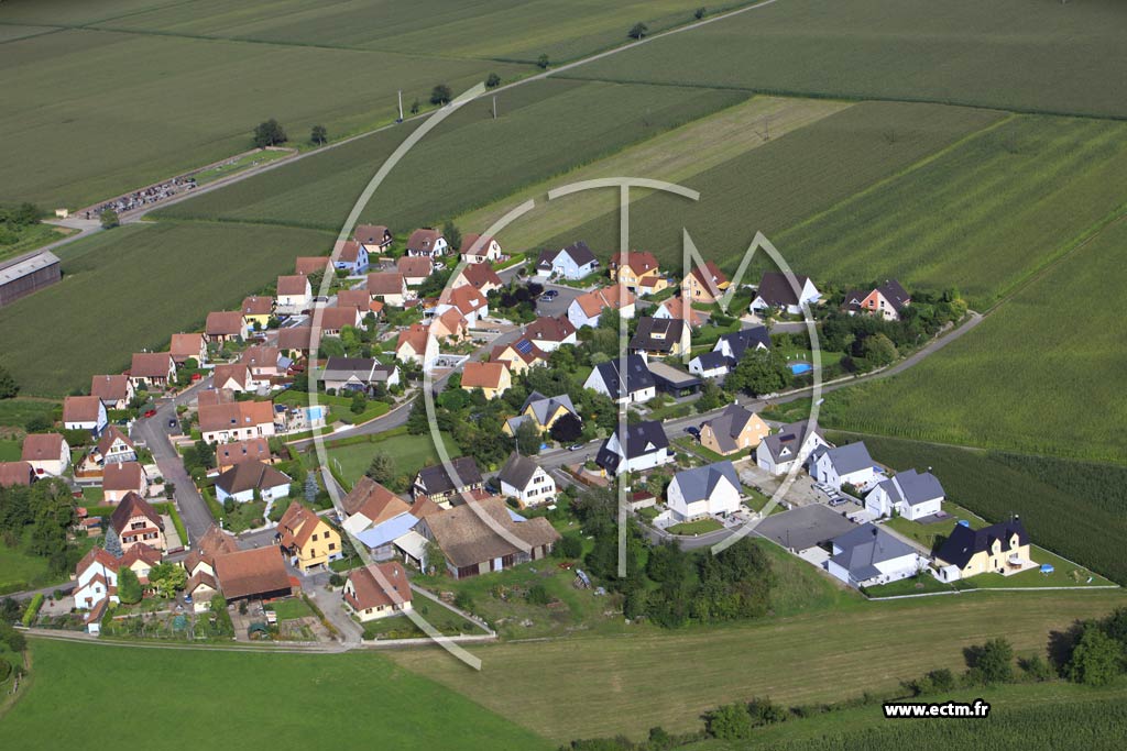 Photo arienne de Uttenheim