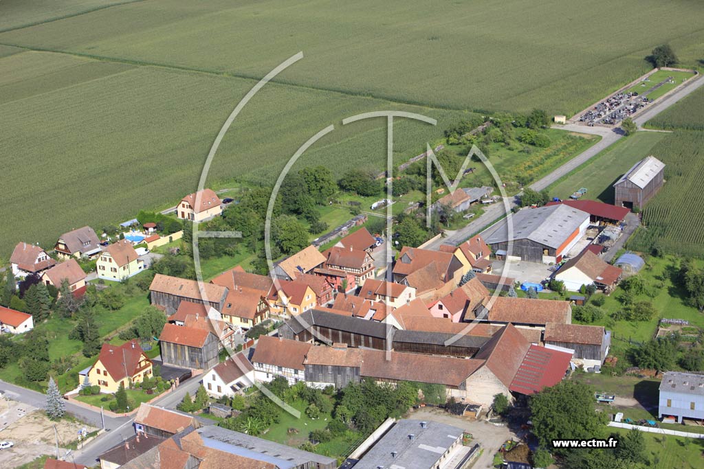 Photo arienne de Uttenheim
