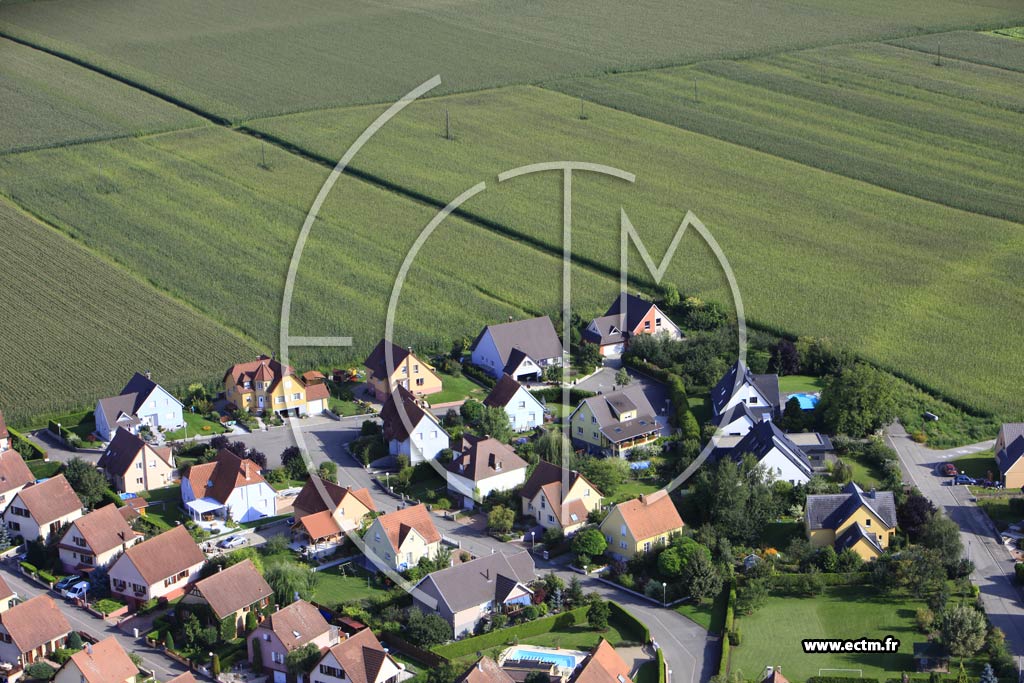 Photo arienne de Uttenheim