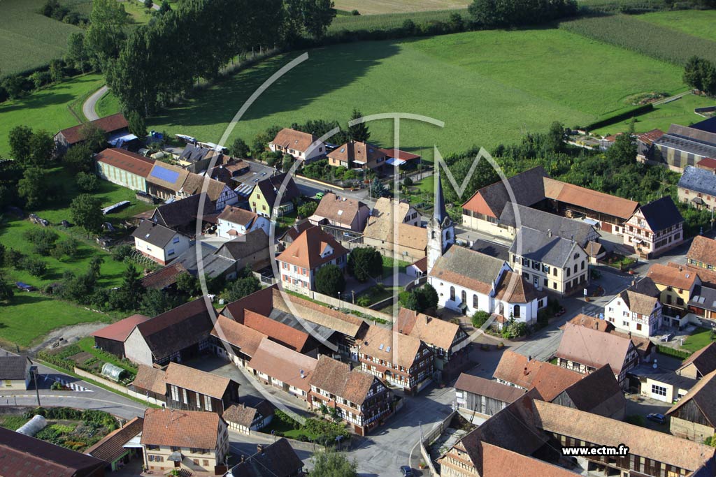 Photo arienne de Uttenheim