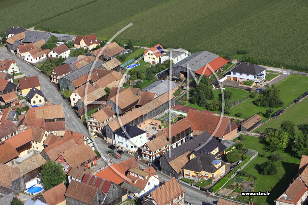 Photo arienne de Uttenheim