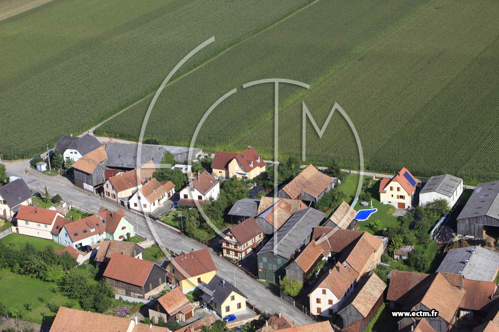 Photo arienne de Uttenheim