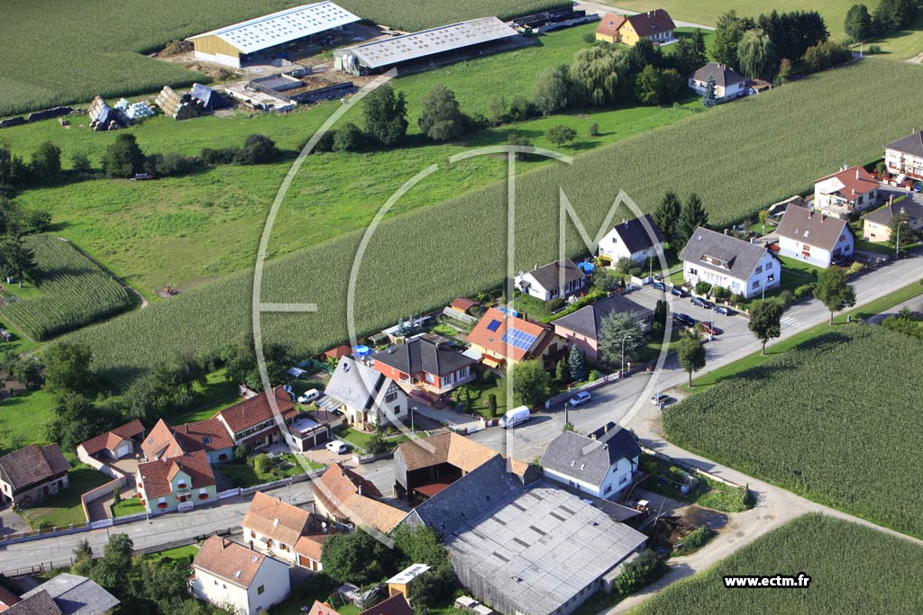 Photo arienne de Uttenheim