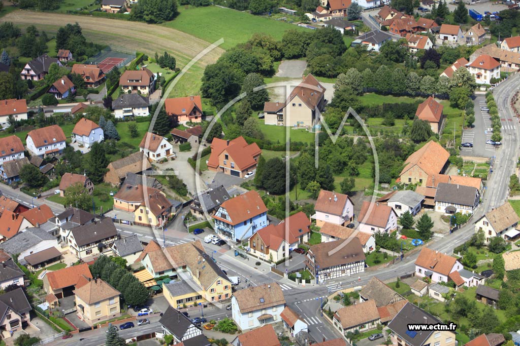 Photo arienne de Eschau