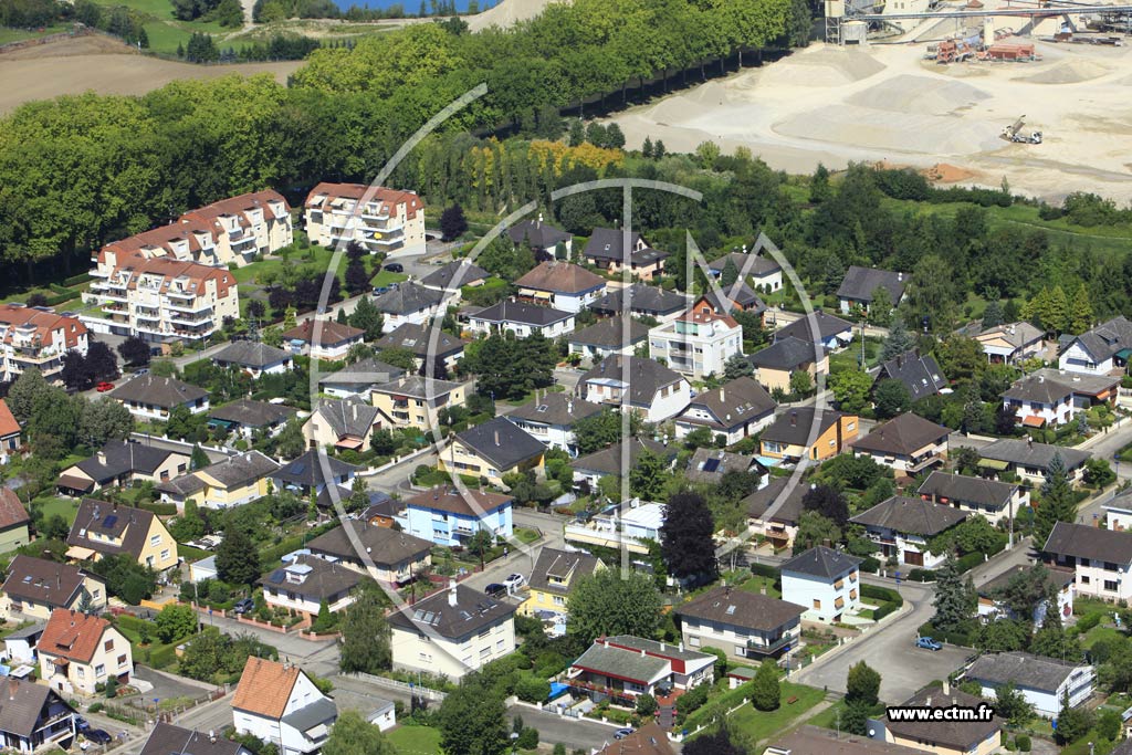 Photo arienne de Eschau (Hetzlader)