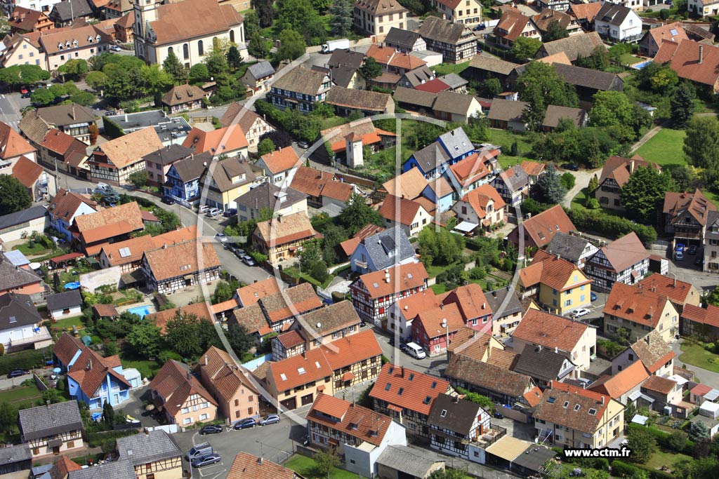 Photo arienne de Fegersheim