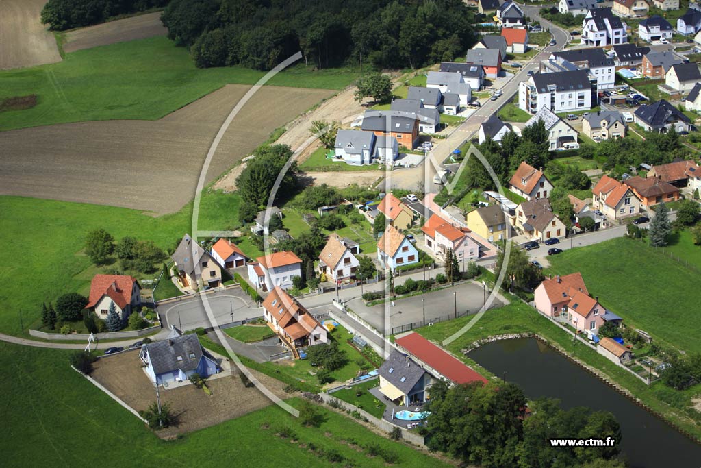 Photo arienne de Fegersheim (Ohnheim)