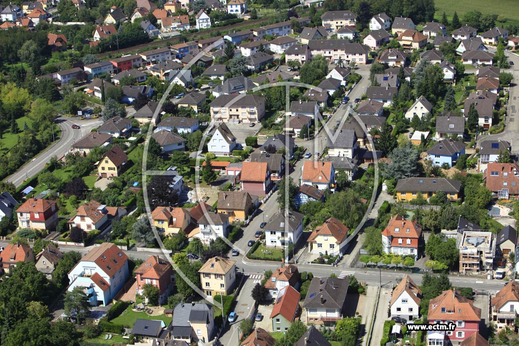 Photo arienne de Geispolsheim (Geispolsheim Gare)