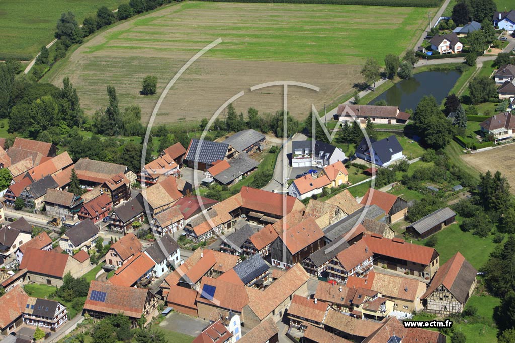Photo arienne de Ichtratzheim