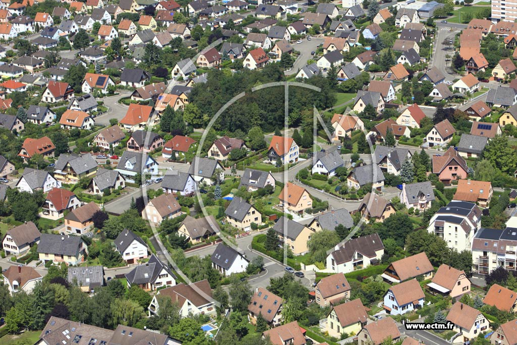 Photo arienne de Illkirch-Graffenstaden