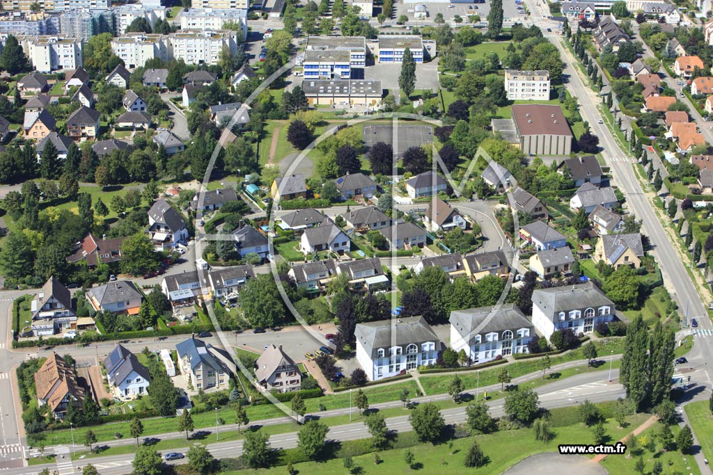 Photo arienne de Illkirch-Graffenstaden