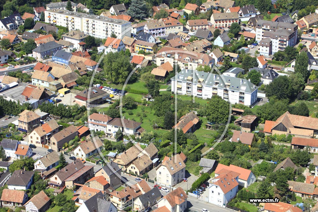 Photo arienne de Illkirch-Graffenstaden