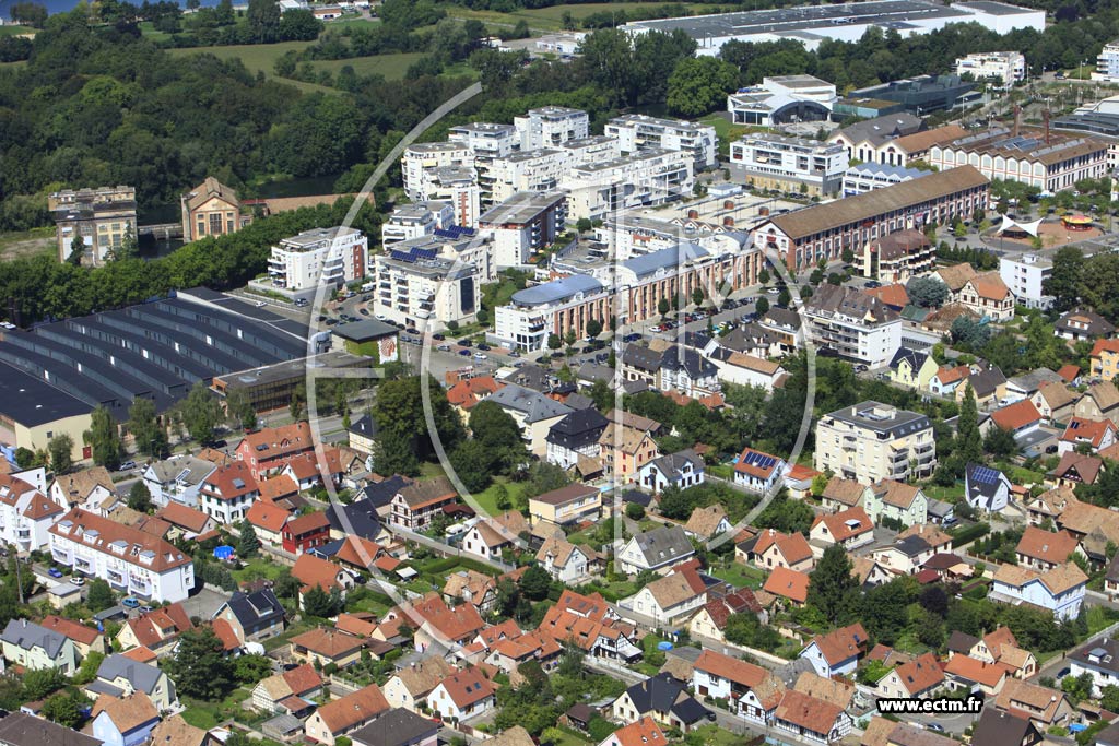 Photo arienne de Illkirch-Graffenstaden