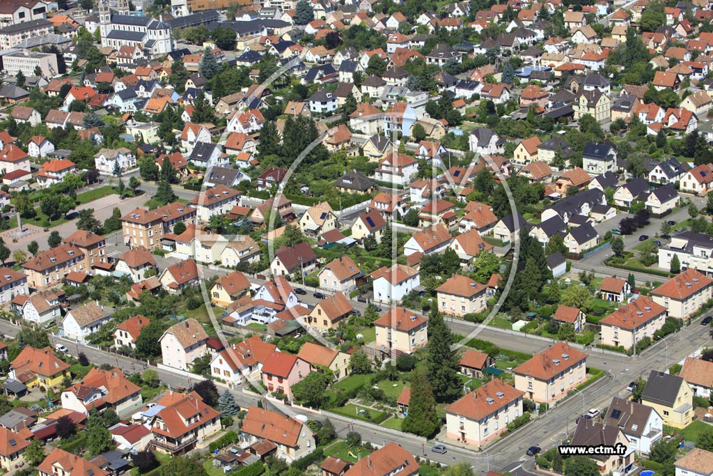 Photo arienne de Illkirch-Graffenstaden