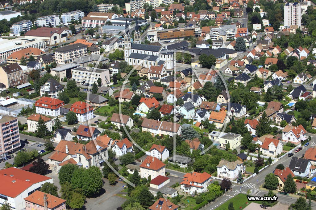 Photo arienne de Illkirch-Graffenstaden