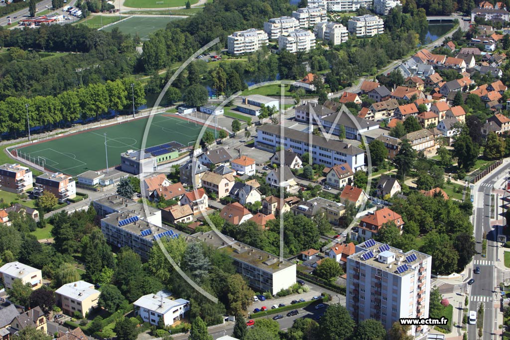 Photo arienne de Illkirch-Graffenstaden
