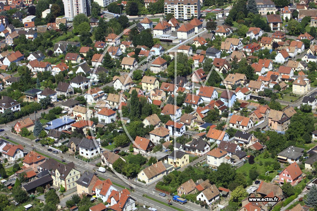 Photo arienne de Illkirch-Graffenstaden