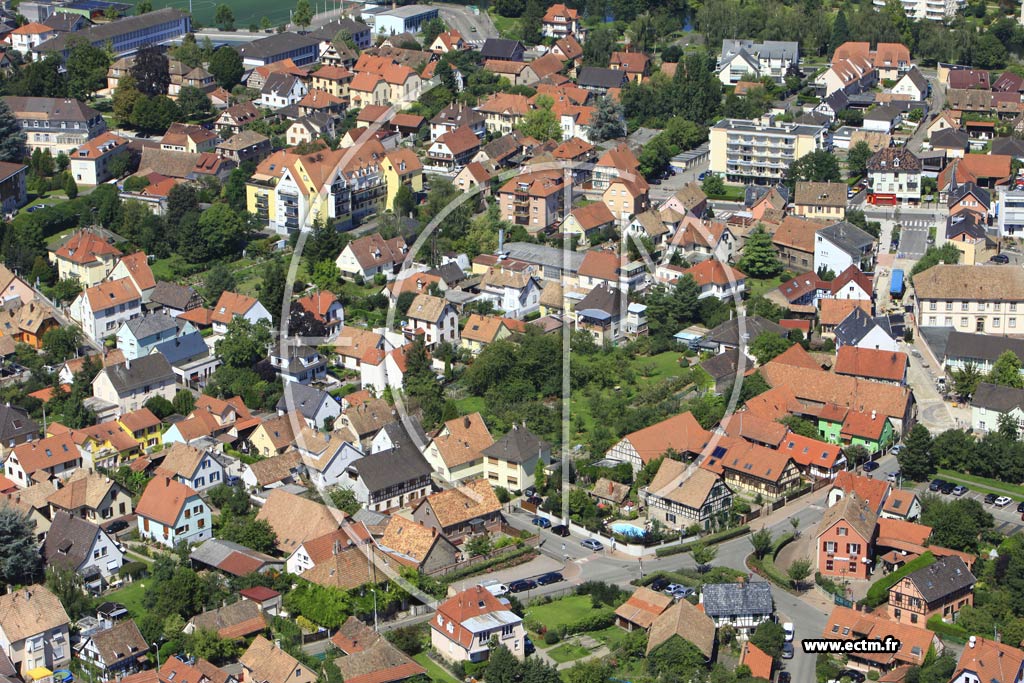 Photo arienne de Illkirch-Graffenstaden