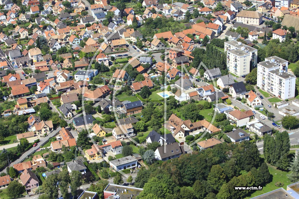 Photo arienne de Illkirch-Graffenstaden