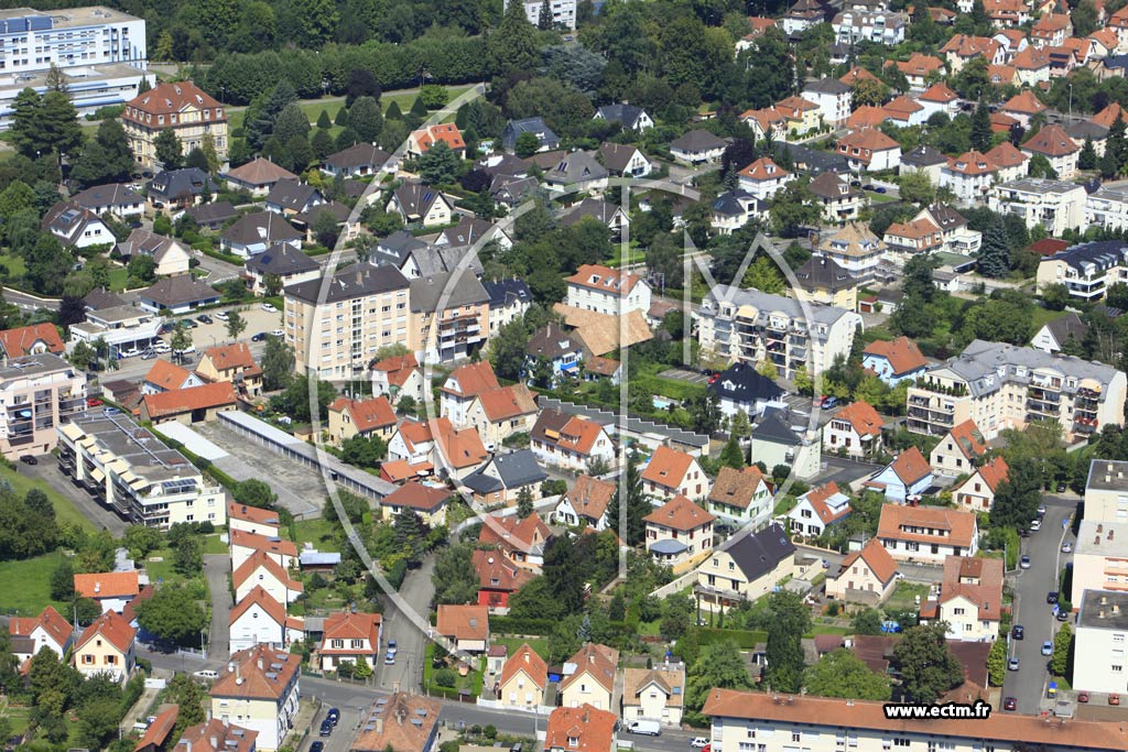 Photo arienne de Illkirch-Graffenstaden