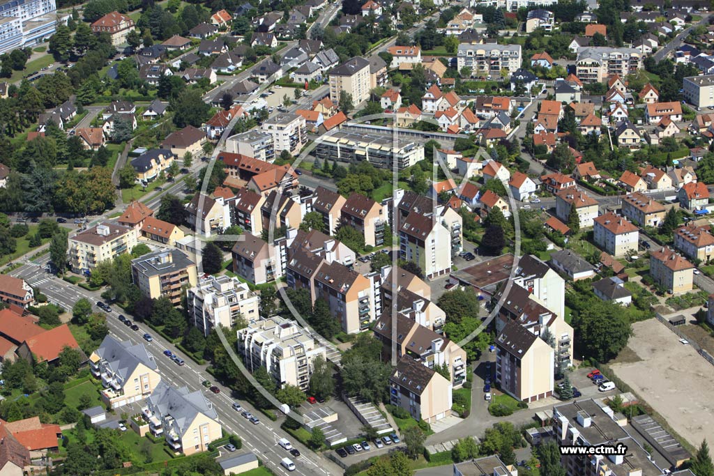 Photo arienne de Illkirch-Graffenstaden