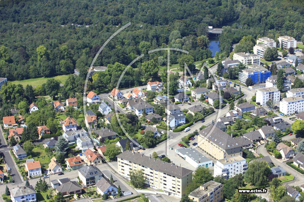 Photo arienne de Illkirch-Graffenstaden