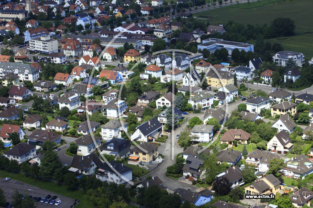 Photo arienne de Illkirch-Graffenstaden