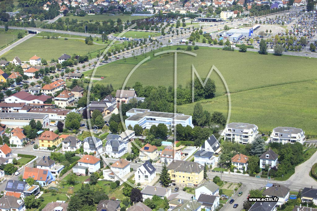 Photo arienne de Illkirch-Graffenstaden