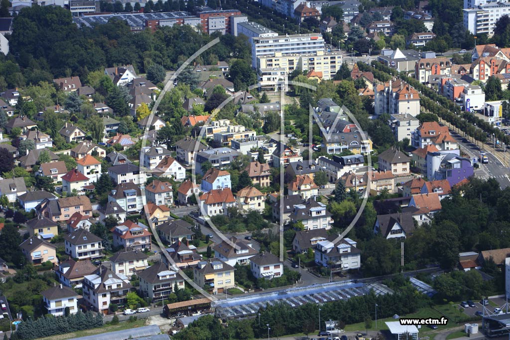 Photo arienne de Illkirch-Graffenstaden
