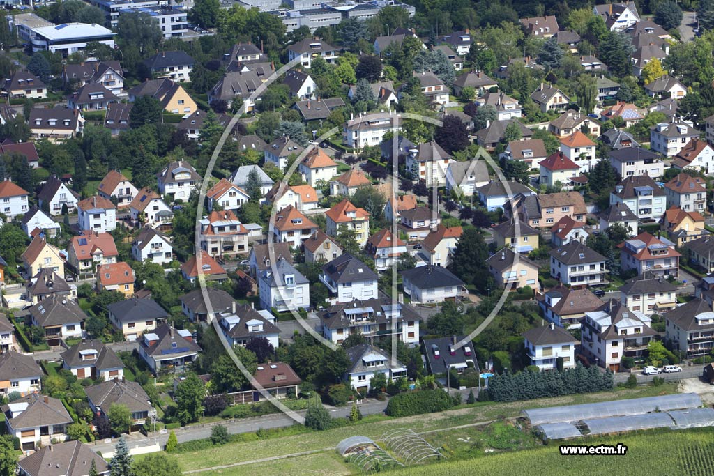 Photo arienne de Illkirch-Graffenstaden