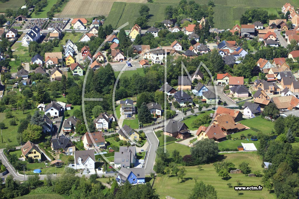 Photo arienne de Plobsheim