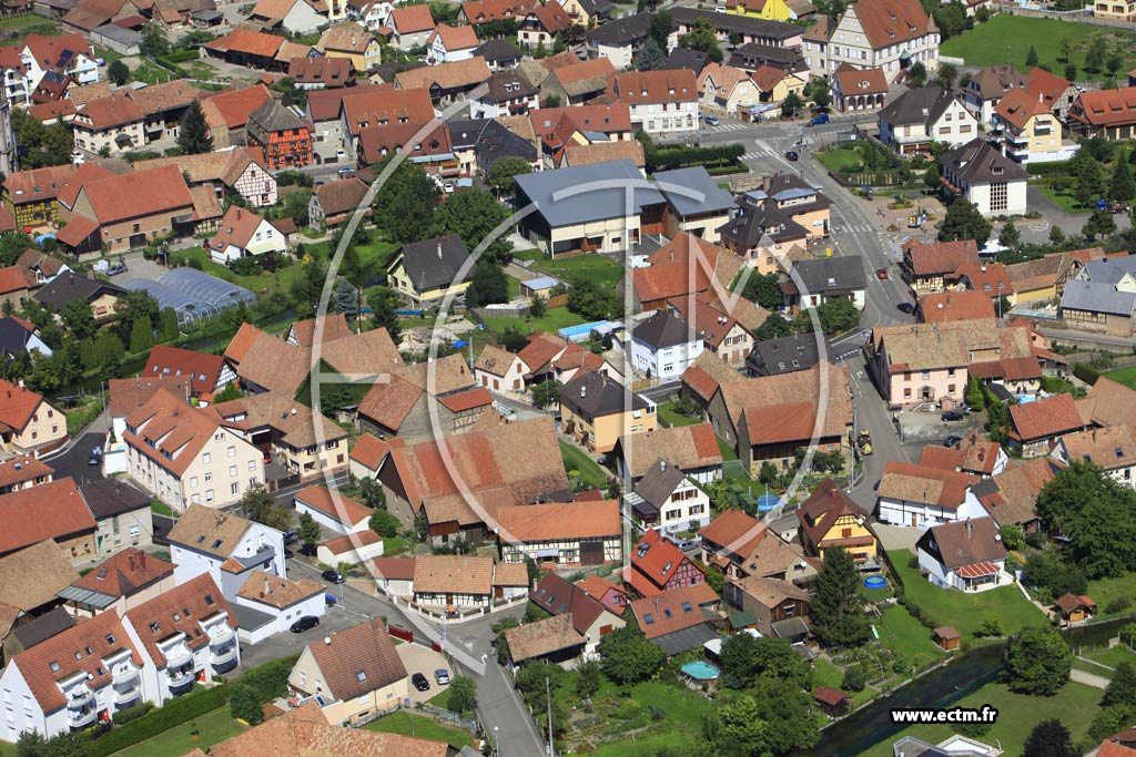 Photo arienne de Plobsheim
